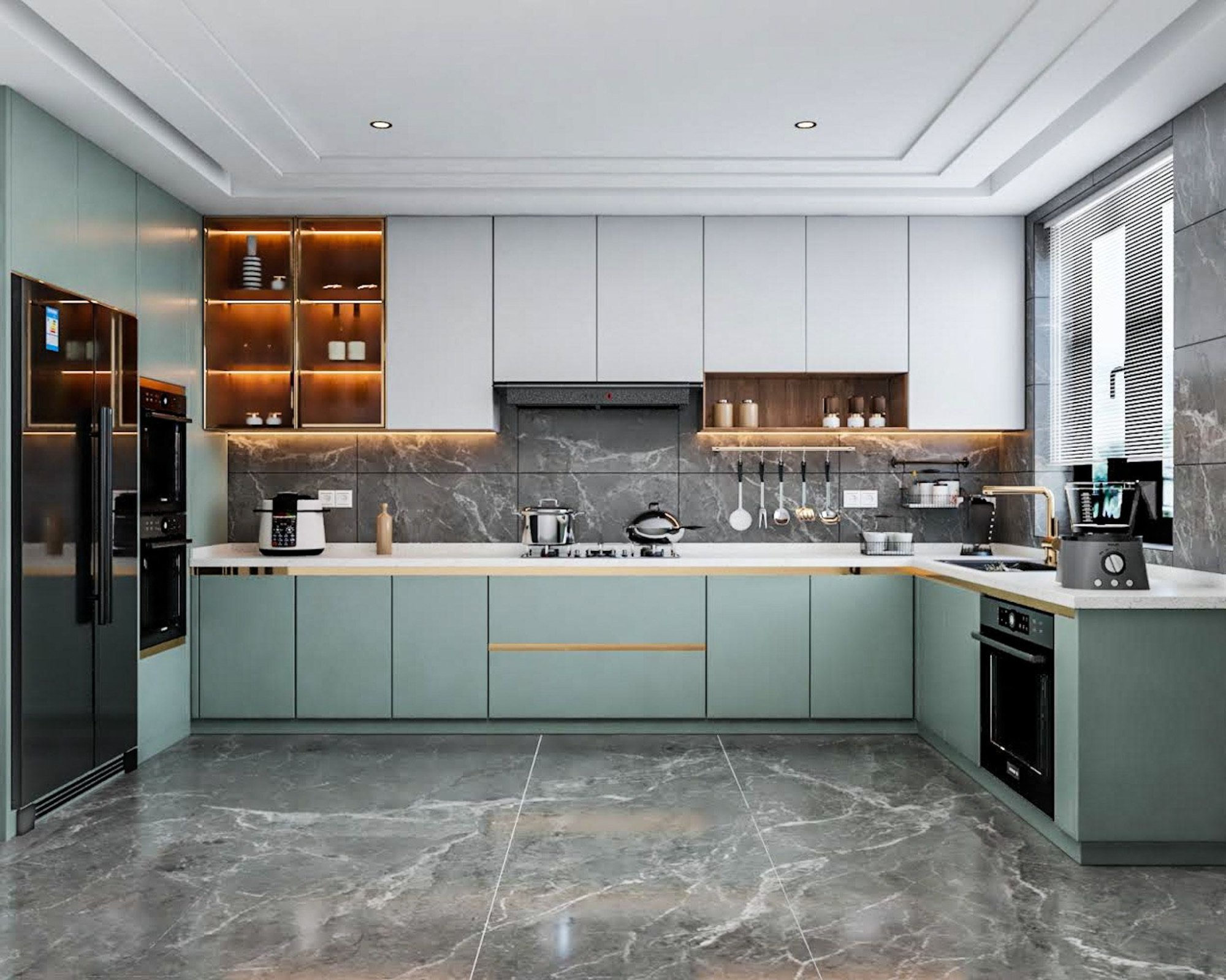 L-Shaped Kitchen Design